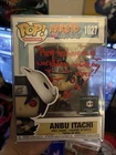 Funko Pop! Vinyl: Itachi Uchiha Naruto Figure Signed by Crispin Freeman
