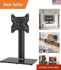 Universal Swivel TV /Table Top TV Stand for 19 to 43 inch TVs with 90 Degree ...