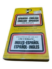 SPANISH -ENGLISH - ENGLISH -SPANISH - 1987 Paperback Translation Dictionary!
