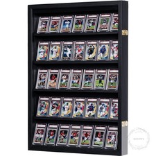 35 Baseball Card Display Case - Graded Sports Card Frame with 98% UV Protection