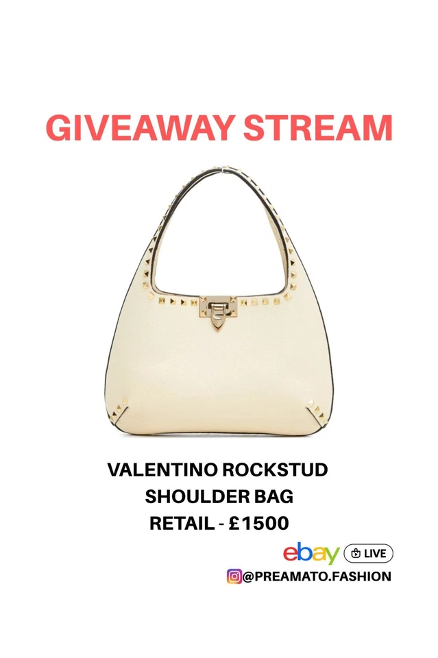 VALENTINO ROCKSTUD GIVEAWAY STREAM!!! FOLLOW @PREAMATO.FASHION ON IG