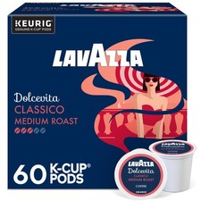 Dolcevita Classico, Single-Serve Keurig K-Cup Pods, Medium Roast Coffee, 60-C...