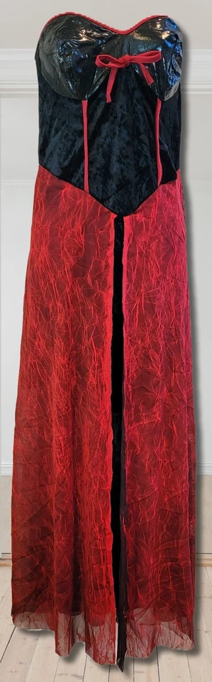 Sexy Salón de Halloween Gótico Madame Talla 12 Nuevo Gótico Vampiro Diferente Color Rojo Foto 2 de 4