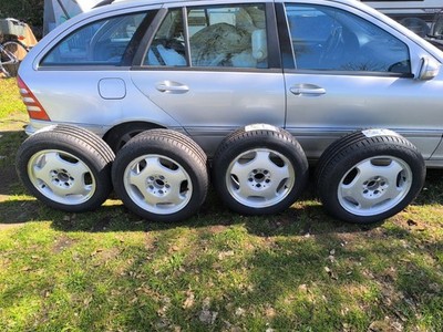 4 16Zoll Original Mercedes Alufelgen mit CONTINENTAL PremiumContact7 205/55 91V
