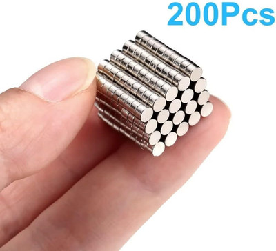 200Pcs Small Magnets, 3X2 Mm Mini Tiny round Magnet, Micro Neodymium Magnets ...