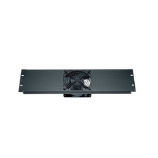 Middle Atlantic QFP-1 Quiet Fan Panel with 1 Fan Black Anodized Finish