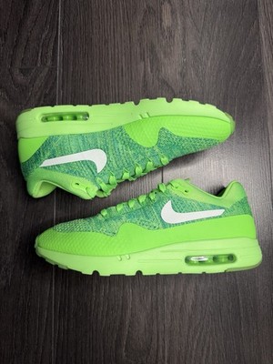 Nike Air Max 1 Ultra Flyknit Voltage Green 843384-301 Herren UK 8
