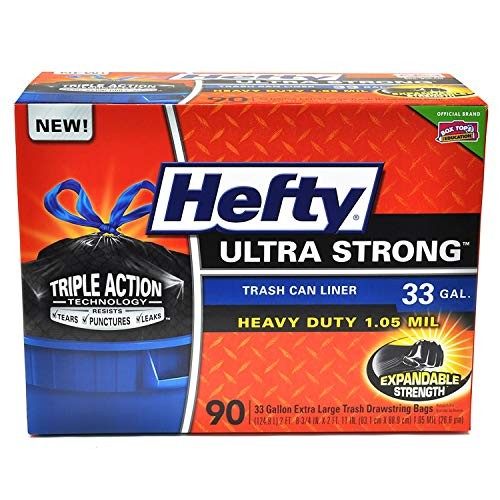 Hefty Ultra Stong 33 Gallonen Müllbeutel (90 Stück) - Bild 3 von 3