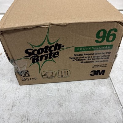 3M Scotch-Brite Heavy Duty Scouring Pad 9 in. L 20 pk