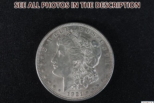 NobleSpirit (JL) Popular 1921 Morgan Silver Dollar AU / BU Slider