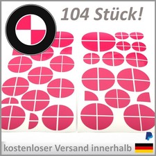 BMW Emblem Aufkleber Logo Vinyl 104x Pink E36 E46 E60 E61 E90 E91 E92 F80 F82