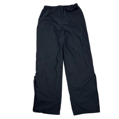 Helly Hansen Nylon Windbreaker Pants Outdoor Athletic Swishy Black Size Large
