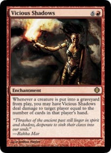 [1x] Vicious Shadows - Foil Near Mint, English Shards of Alara MTG Magic