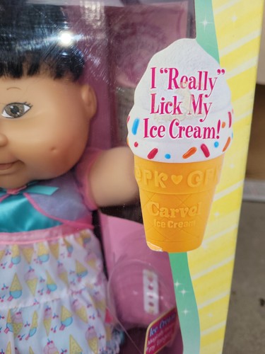 2007 Cabbage Patch Kid Fun To Feed Babies I Really Lick My Ice Cream - Picture 5 of 9