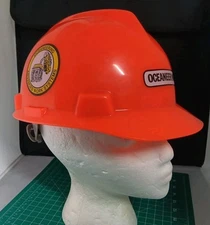 MSA OCEANEERING DIVING DIVISION Full-Brim Hat with Fas-Trac III Suspension 