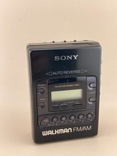 Sony Walkman WM-F2081 AM/FM Cassette Player  For Parts Or Repair  Radio Works