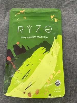 1 Bag Ryze Organic Mushroom Matcha - 30 Servings Sealed Free Shipping