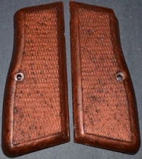 Browning Hi-Power, FEG PJK-9HP pistol grips Antique Copper plastic