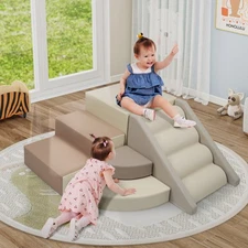 9-Piece Kids Climb & Crawl Soft Foam, Block Activity Play Set for Child