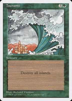 Tsunami (278) Fourth Edition 4ED MTG Magic