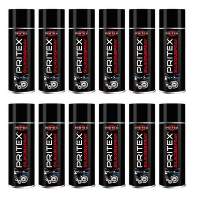 Silikonspray 12 x 400 ml Trenn- und Pflegemittel Schmierstoff Gleitmittel