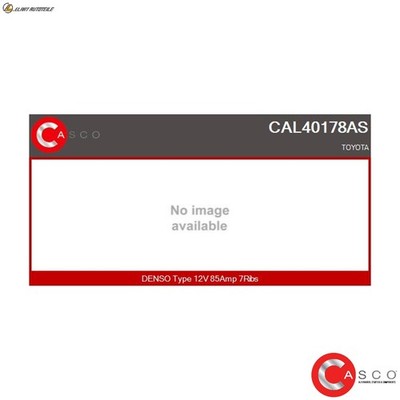 GENERATOR CAL40178AS FÜR TOYOTA HILUX/VI/Pickup/MIGHTY/TIGER/VII/VIGO TACOMA