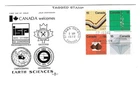 1972 Canada - Ottawa 15c Earth Sciences Block of 4 Tagged FDC -Rose Craft Cachet