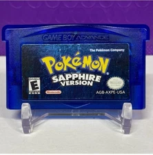 GBA Pokemon SAPPHIRE Version Game Boy Advance 2005 Cartridge Game Tested USA