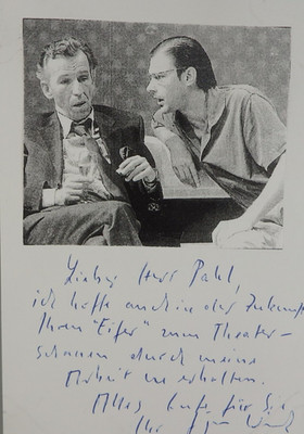 Autogramm deutscher Film- und TV Schauspieler Jürgen Wink (142230)