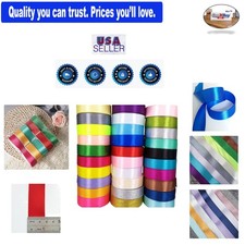 Assorted Satin Ribbon 40 Yards 1" Craft Party Wedding Decoration