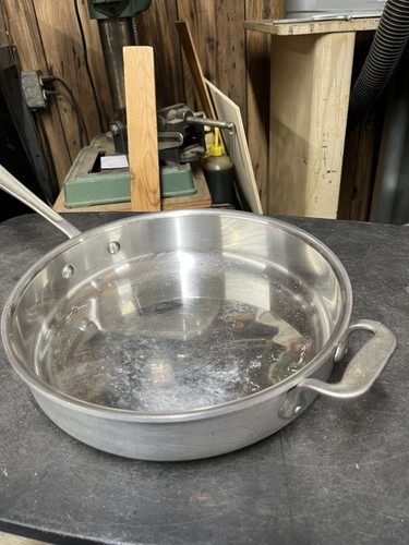 Vintage ALL-CLAD Metalcrafters Master Chef 403 Skillet 3-Quart - Picture 2 of 5