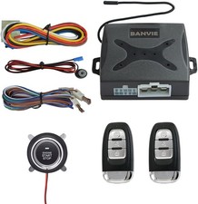 Keyless Entry System + Remote Engine Starter + Push to Start Stop Ignition Kit