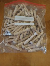 3 in. Oak Wood Shaker Pegs 50