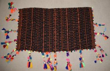 Ancien châle berbère bédouin Siwa brodé à la main - écharpe nomade gitane eth...