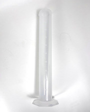 1000mL Plastic Graduated Cylinder Raised Graduations Labware Pour Spout