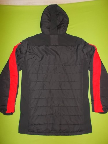 WINTER Jacket WALES (L) MACRON PERFECT !!! home TRAINING Black - Picture 9 of 9