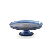 H&h Seestern Alzata 21 Cm Aus Blauem Glas