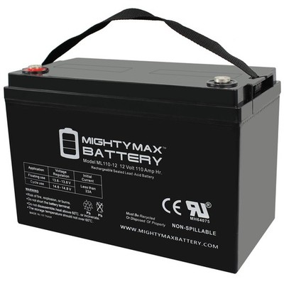 Mighty Max 12V 110Ah AGM INT Battery Compatible With PowerSonic PS-121100