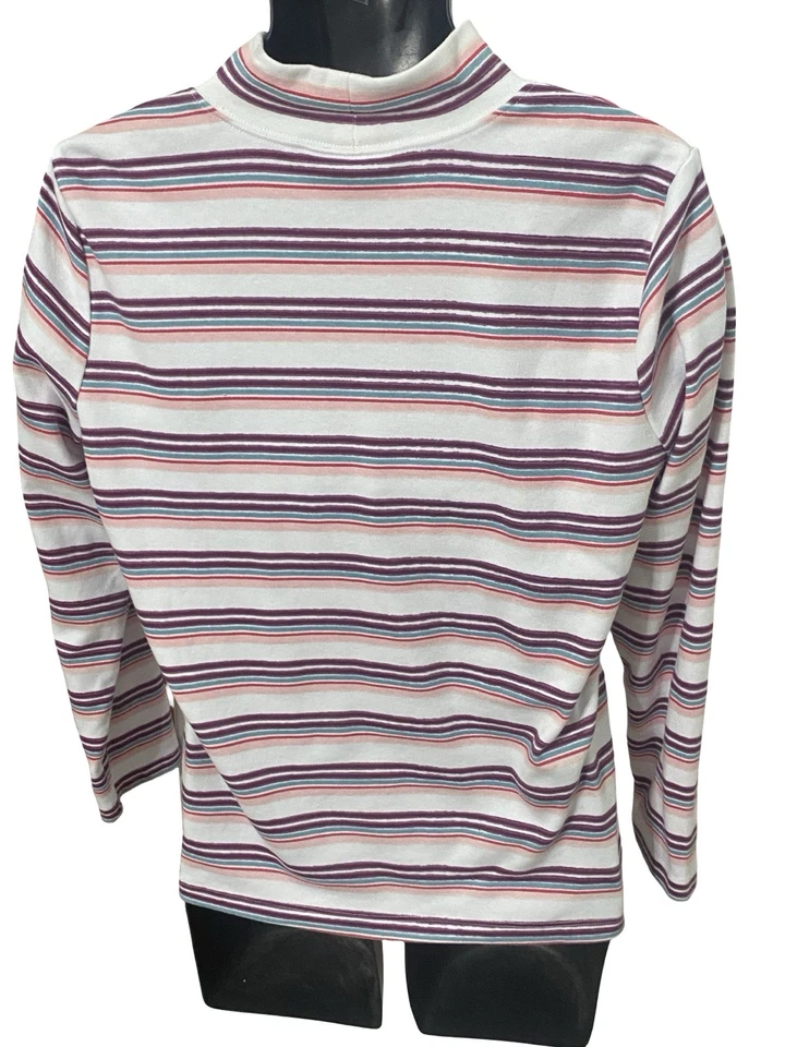 Top Karen Scott Tortuga Cuello Simulado Manga Larga Talla X-GRANDE Foto 2 de 4