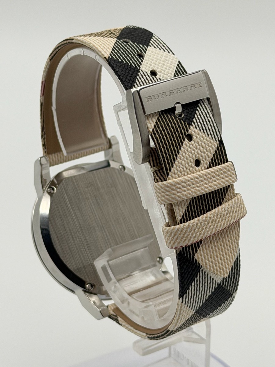 Burberry Heritage Nova Check Wrist Watch Authentix BURBERRY Unisex Watch 38mm Heritage Nova Check Swiss Silver  main image 4
