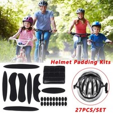 27 Pcs Universal Helmet Inner Pad Foam Kit Replacement Motorcycle Bicycle Helmet