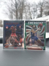 2019-20 NBA Hoops De’Andre Hunter RC / Prizm Emergent Ty Jerome Green