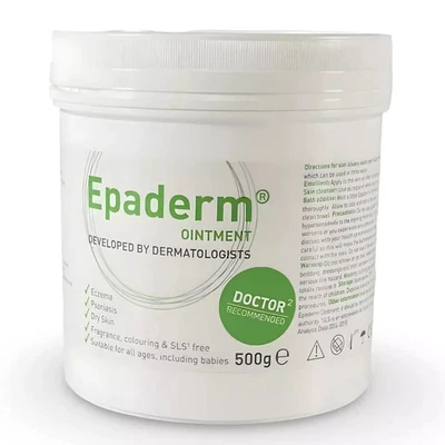 Epaderm Ointment for Dry Skin,Eczema & Psoriasis 125g & 500g