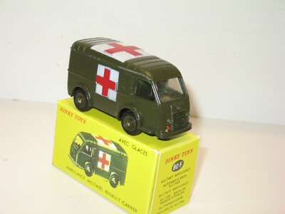 Dinky Toys Military Renault Ambulance 80F Hollow Rim Very
