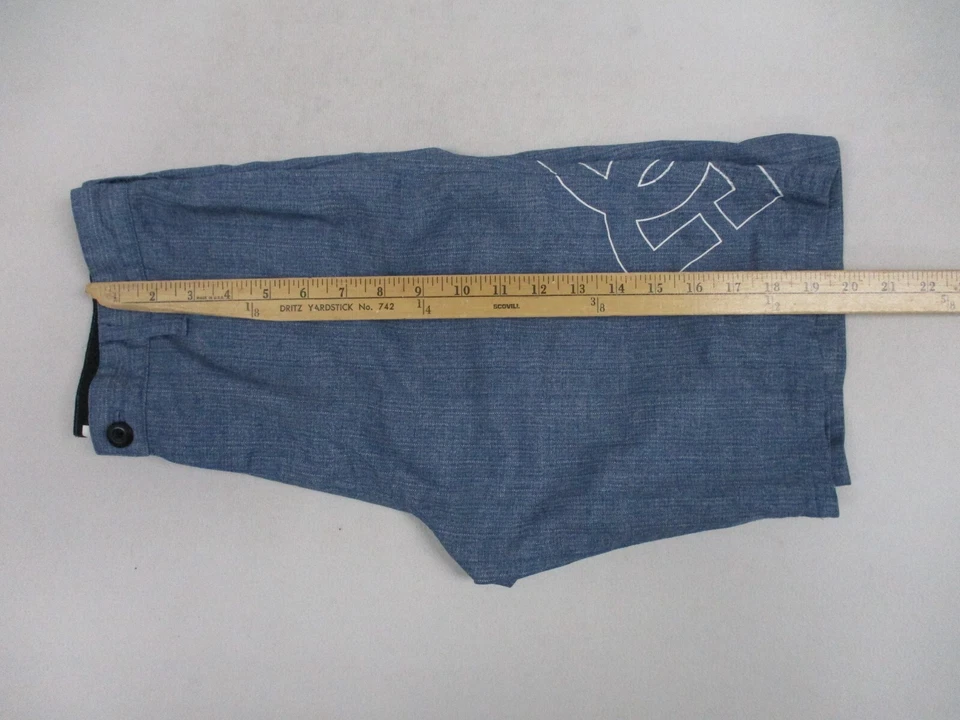 Pantalones Cortos DC Hombres Talla 29 Azul Informal Bolsillos Chino Elastizados Ligeros Foto 4 de 4