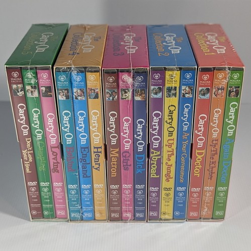 Carry On Collection 1-5 (DVD, Boxsets) Classic British Comedy R4 *Sealed* - Picture 2 of 7
