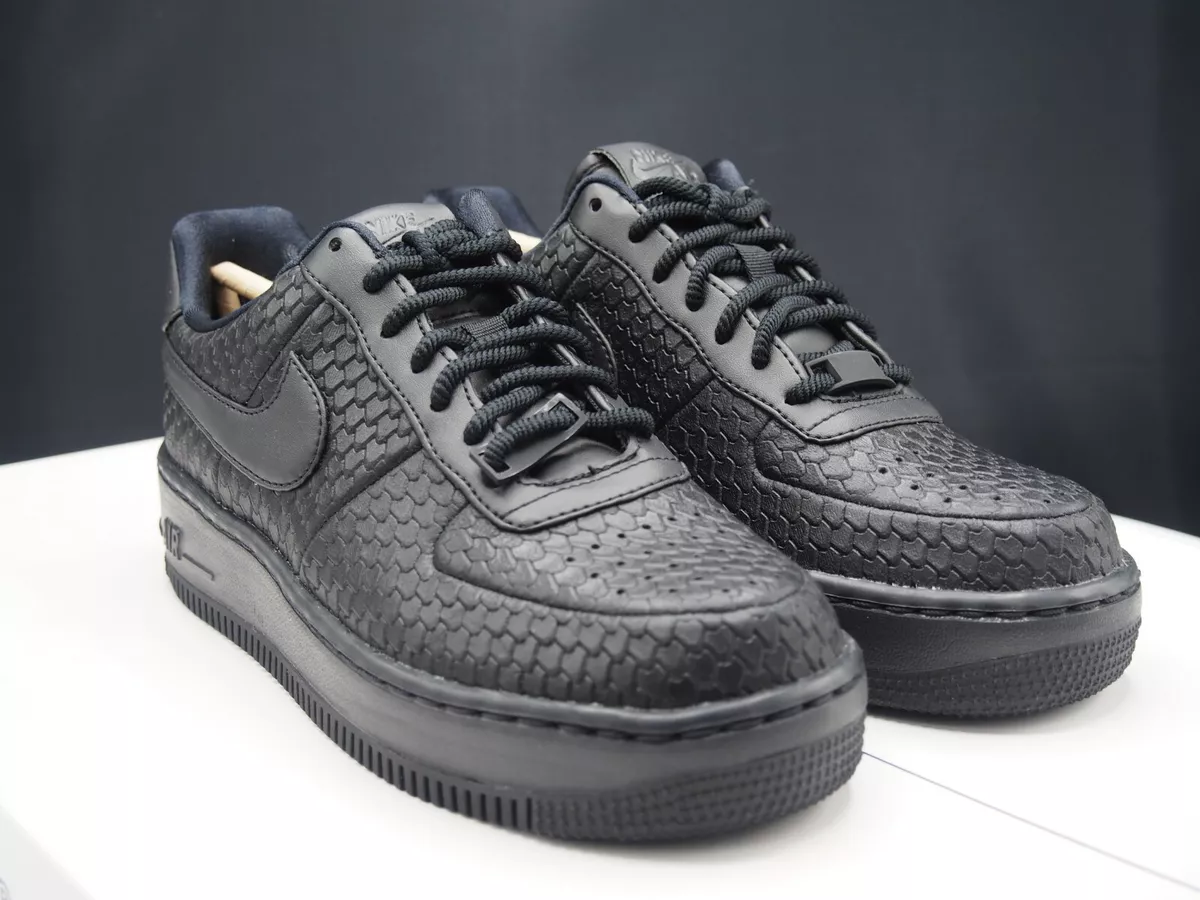 Nike Air Force 1 Upstep "Black Snakeskin" 917590-004 Women's size US | eBay