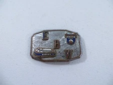 Vintage Greyhound Bus Lines Driver Uniform Belt Buckle 1940's