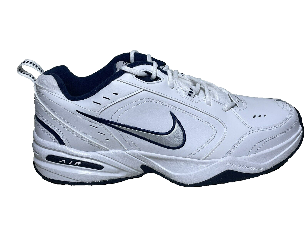 Nike Air Monarch IV White Navy Men display picture 2