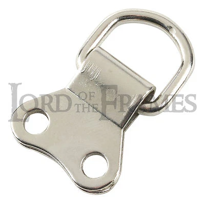 LORD OF THE FRAMES 50 x ANILLOS DOBLE D PARA MARCO DE FOTOS FOTO LIENZO LETRERO PENDIENTES COLGANTES ANILLOS EN D